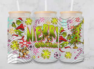 16oz Frosted Merry Pink