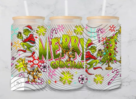 16oz Frosted Merry Pink