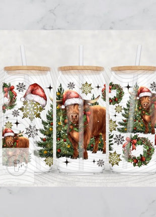 16oz Frosted Moody Christmas