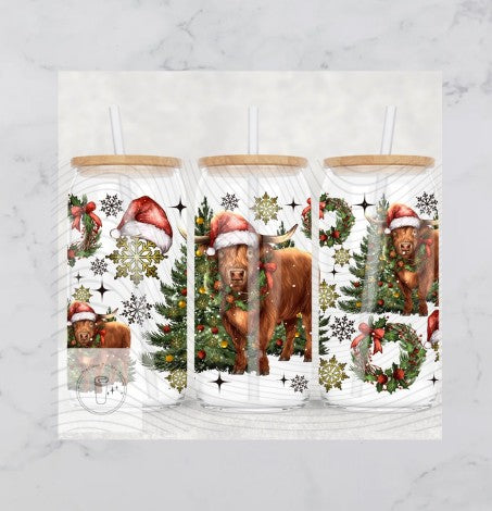 16oz Frosted Moody Christmas