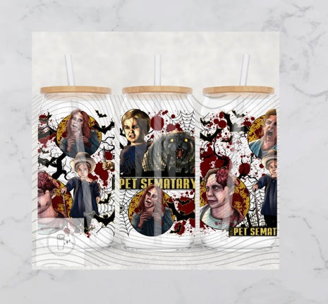 16oz Frosted Pet Sematary