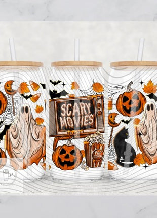 16oz Frosted Spooky Movie ghost
